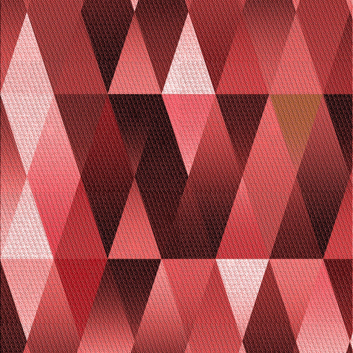 Patterned Red Rug, pat98rd