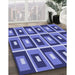 Machine Washable Transitional Purple Mimosa Purple Rug in a Family Room, wshpat980blu