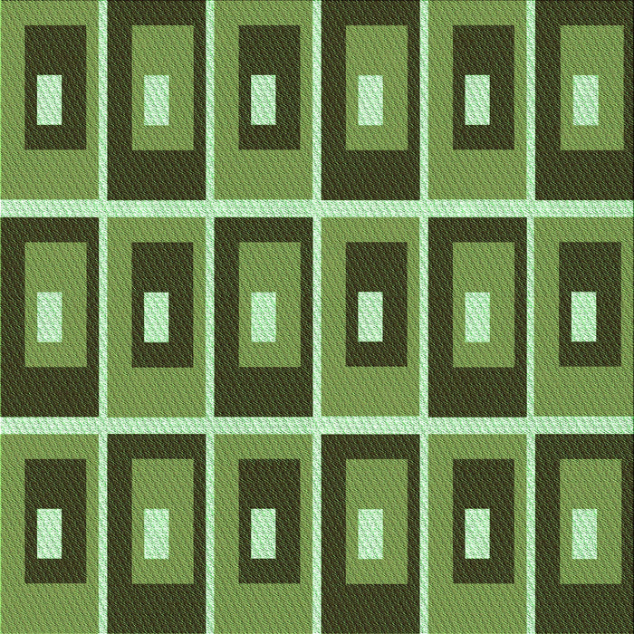 Round Machine Washable Transitional Green Rug, wshpat980grn