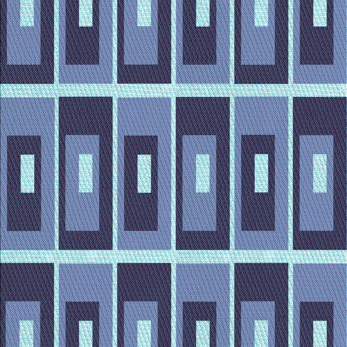 Patterned Crystal Blue Rug, pat980lblu