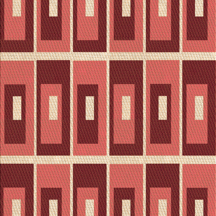 Patterned Red Rug, pat980org