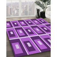 Patterned Purple Rug, pat980pur