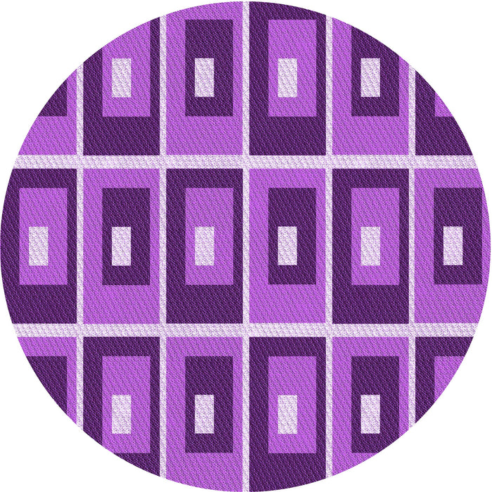Square Machine Washable Transitional Purple Rug in a Living Room, wshpat980pur