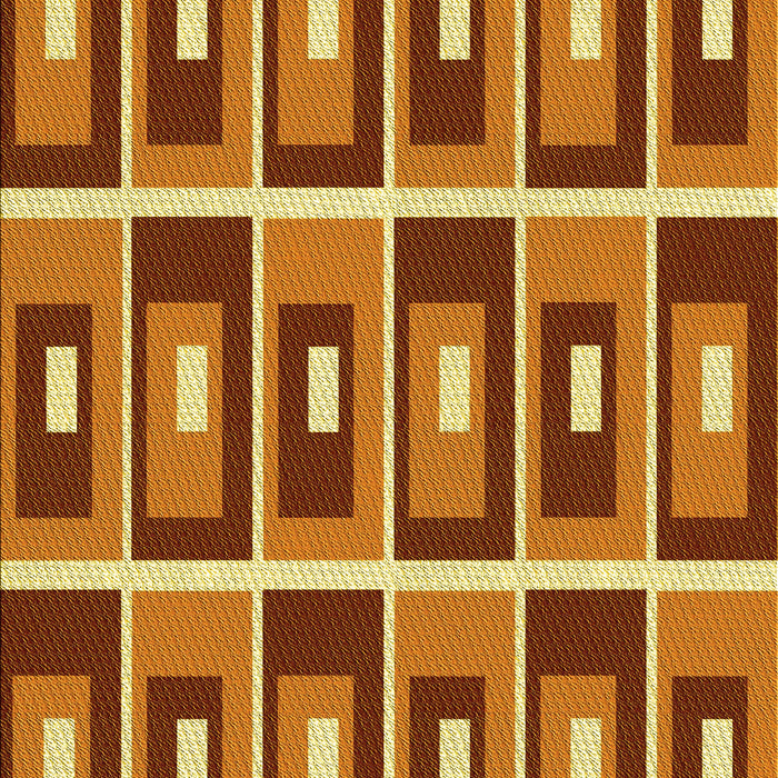 Patterned Orange Rug, pat980yw