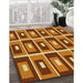 Machine Washable Transitional Orange Rug in a Family Room, wshpat980yw