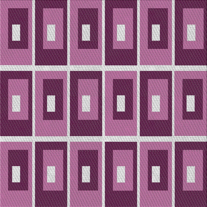 Sideview of Machine Washable Transitional Dark Raspberry Purple Rug, wshpat980