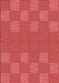 Machine Washable Transitional Red Rug, wshpat981rd