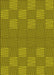 Patterned Dark Yellow Green Rug, pat981yw