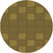Square Patterned Dark Bronze Brown Rug, pat982brn