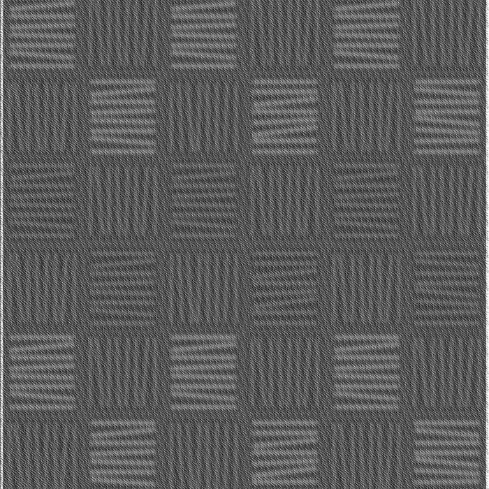 Patterned Platinum Gray Rug, pat982gry
