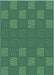 Patterned Medium Forest Green Rug, pat982lblu