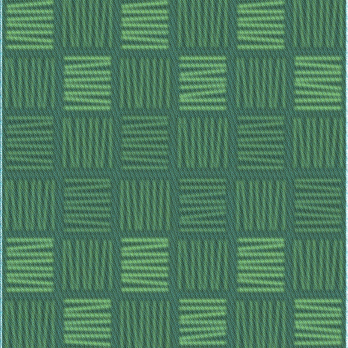 Patterned Medium Forest Green Rug, pat982lblu