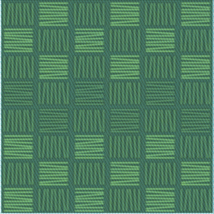 Round Machine Washable Transitional Medium Forest Green Rug, wshpat982lblu