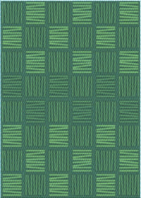 Machine Washable Transitional Medium Forest Green Rug, wshpat982lblu