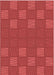 Patterned Red Rug, pat982rd