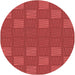 Square Machine Washable Transitional Red Rug in a Living Room, wshpat982rd