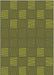 Machine Washable Transitional Army Green Rug, wshpat982