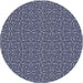 Square Patterned Night Blue Rug, pat983blu