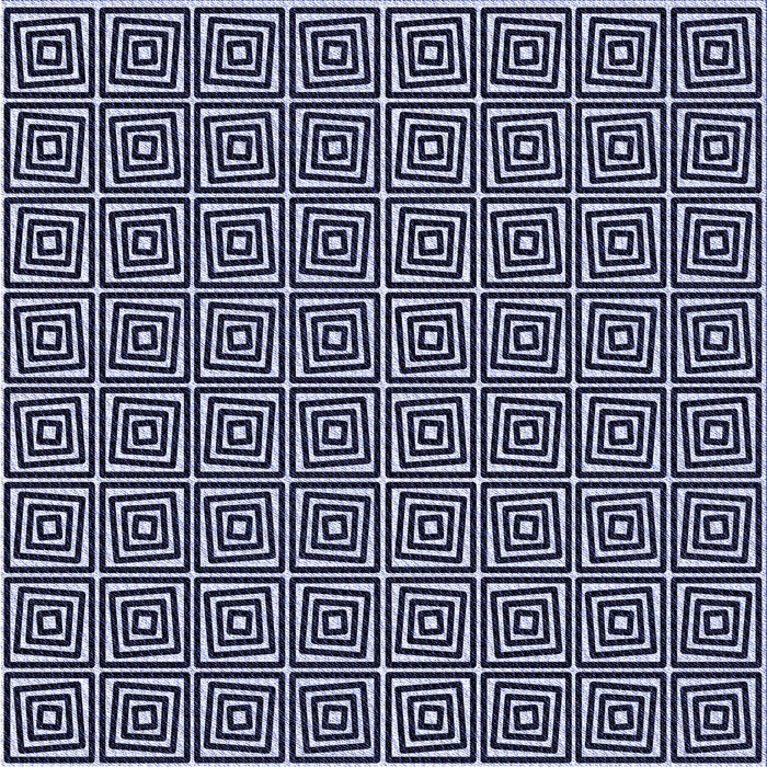 Round Patterned Night Blue Rug, pat983blu