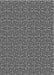 Patterned Midnight Gray Rug, pat983gry