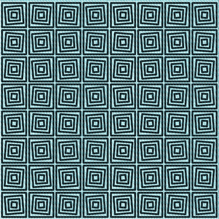 Round Patterned Deep Teal Green Rug, pat983lblu