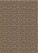 Patterned Black Brown Rug, pat983org