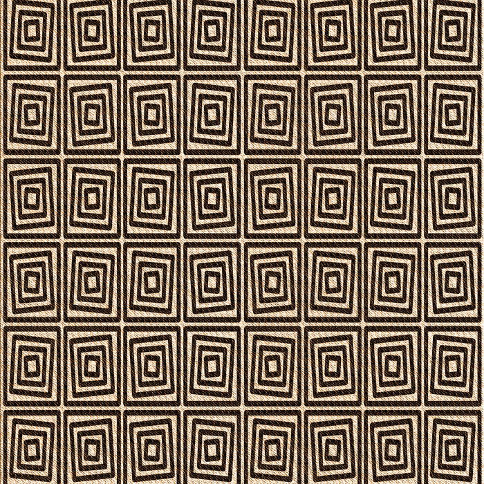 Patterned Black Brown Rug, pat983org