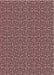 Machine Washable Transitional Rose Pink Rug, wshpat983rd