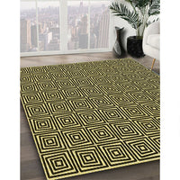 Patterned Midnight Gray Rug, pat983yw