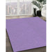 Machine Washable Transitional Purple Mimosa Purple Rug in a Family Room, wshpat984blu