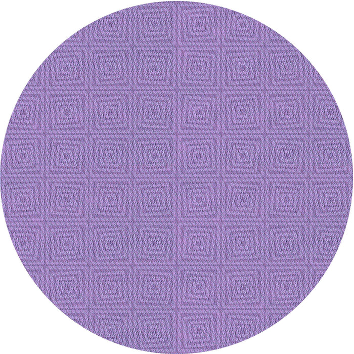 Square Patterned Purple Mimosa Purple Rug, pat984blu