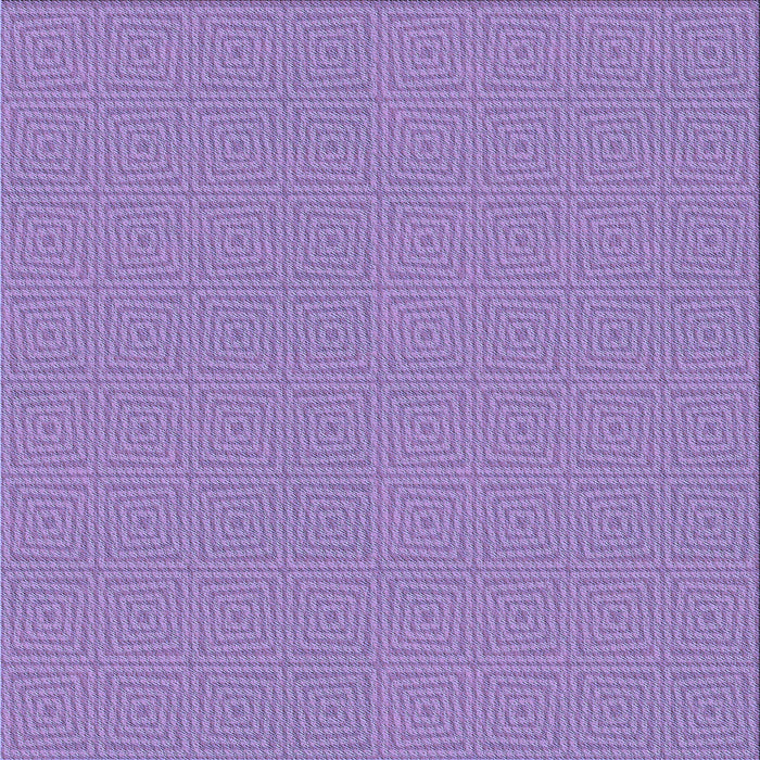 Round Patterned Purple Mimosa Purple Rug, pat984blu