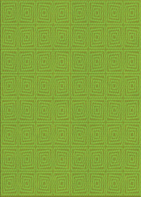 Machine Washable Transitional Green Rug, wshpat984grn