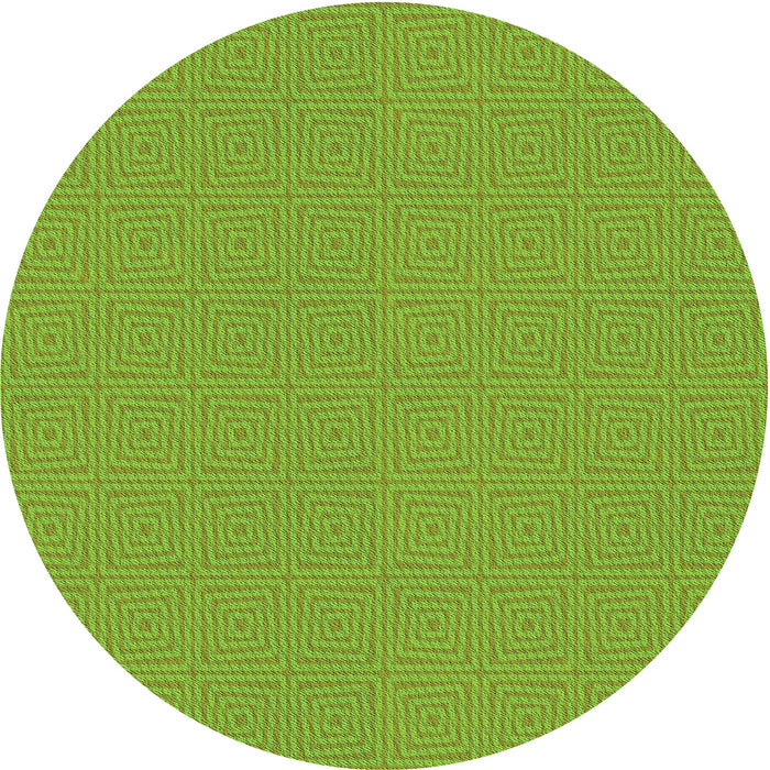 Square Machine Washable Transitional Green Rug in a Living Room, wshpat984grn