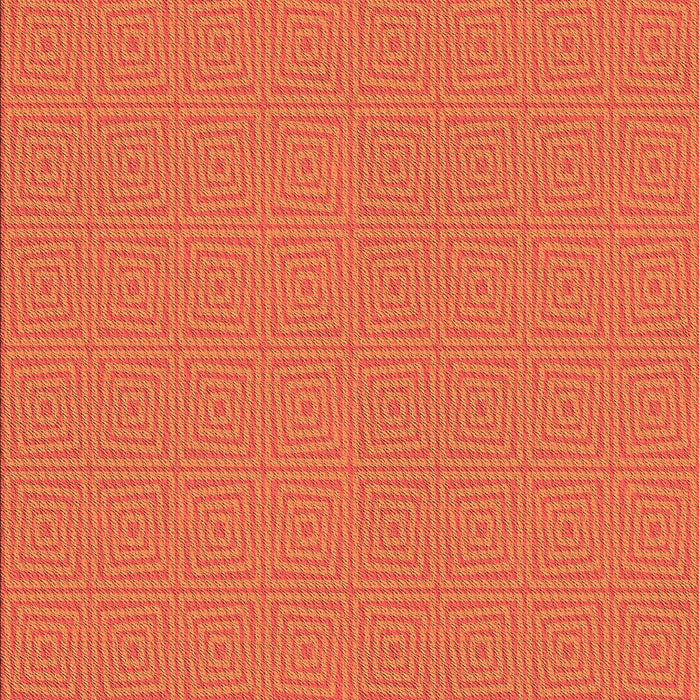 Patterned Neon Orange Rug, pat984org