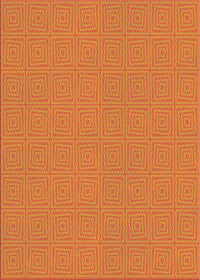 Machine Washable Transitional Dark Orange Rug, wshpat984