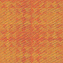 Sideview of Machine Washable Transitional Dark Orange Rug, wshpat984