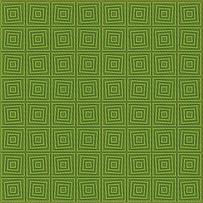 Round Patterned Seaweed Green Rug, pat985grn