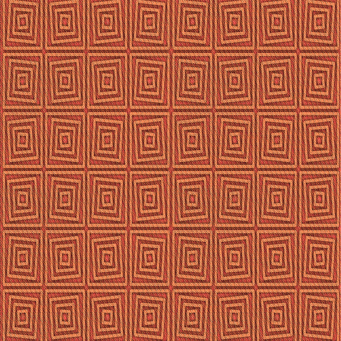 Patterned Neon Orange Rug, pat985org