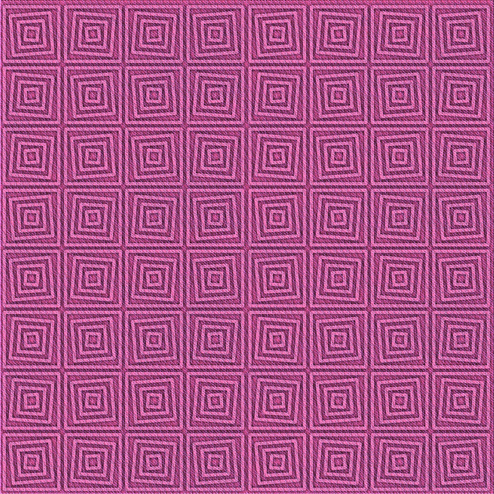 Round Patterned Medium Violet Red Pink Rug, pat985pur