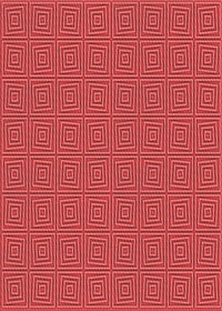 Machine Washable Transitional Red Rug, wshpat985rd