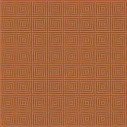 Sideview of Machine Washable Transitional Orange Rug, wshpat985