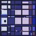 Round Machine Washable Transitional Purple Rug, wshpat986blu