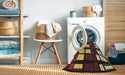 Machine Washable Transitional Bronze Brown Rug in a Washing Machine, wshpat986brn