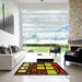 Machine Washable Transitional Brown Rug in a Kitchen, wshpat986yw