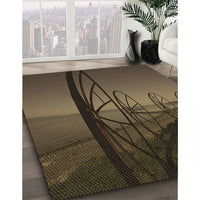 Patterned Brown Rug, pat987brn