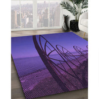 Patterned Purple Rug, pat987pur