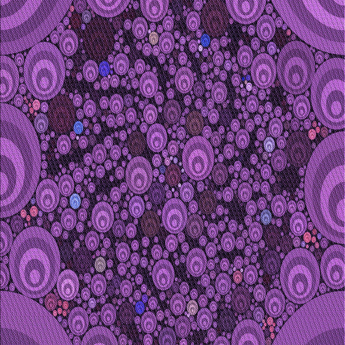 Patterned Purple Rug, pat988pur
