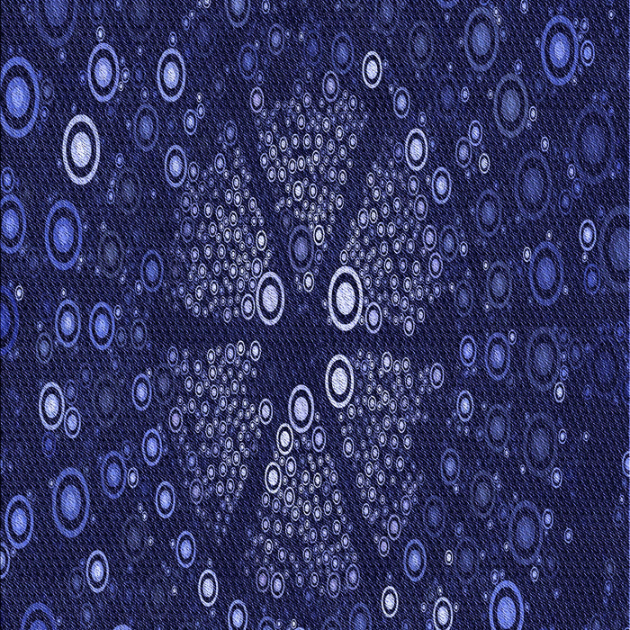 Patterned Blue Rug, pat989blu