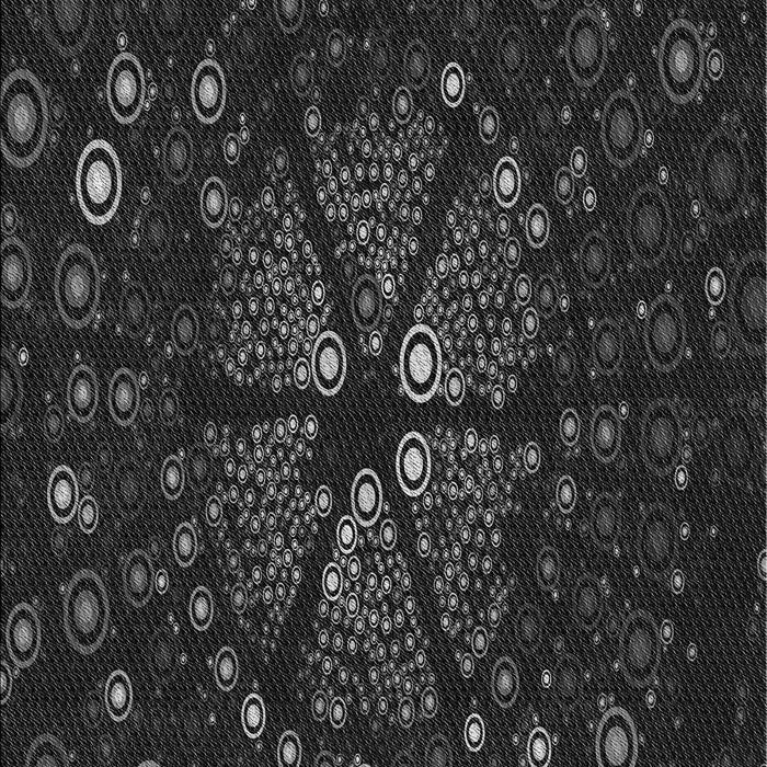 Patterned Midnight Gray Rug, pat989gry